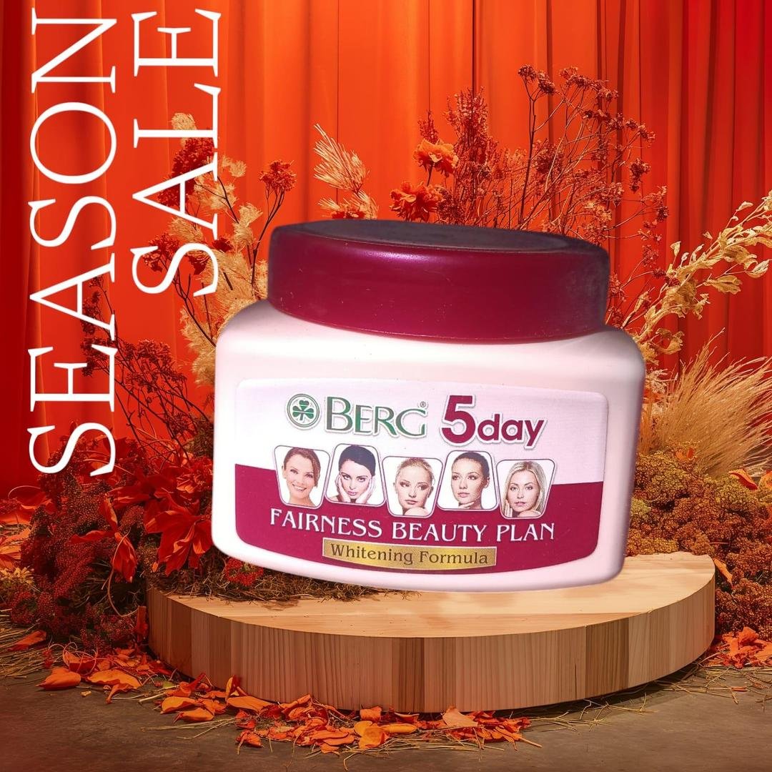 Berg 5 Day Fairness Cream – Whitening & Hydrating Cream for All Skin Types - Image 2