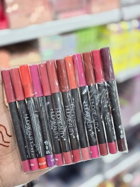 Huda Beauty Lip Pencil Set - 12 Shades - Image 3