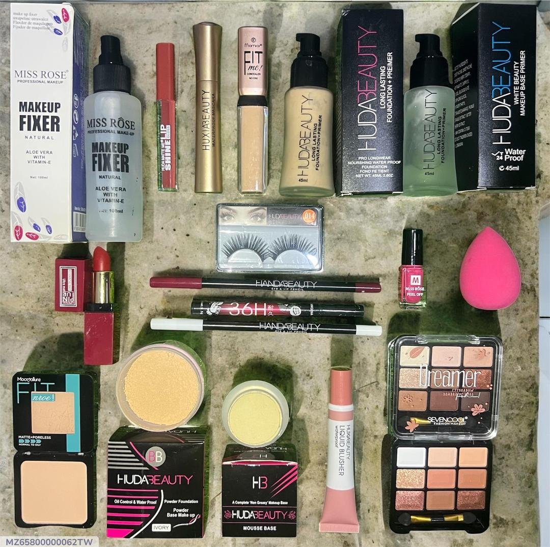 18 in 1 Makeup Set for Pakistani Skin & Weather – Complete Beauty Makeup Kit - Image 2