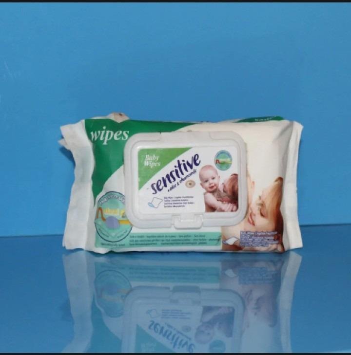 Premium Cotton Baby Wet Wipes with Chamomile & Aloe Scent in Pakistan | Gentle Baby Cleaning & Daily Care Wipes