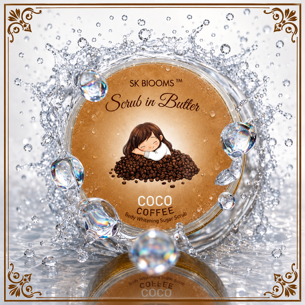 SK BLOOMS Body Scrub Set – Coco Coffee & Sugar Scrubs, Pack of 2 - Image 4