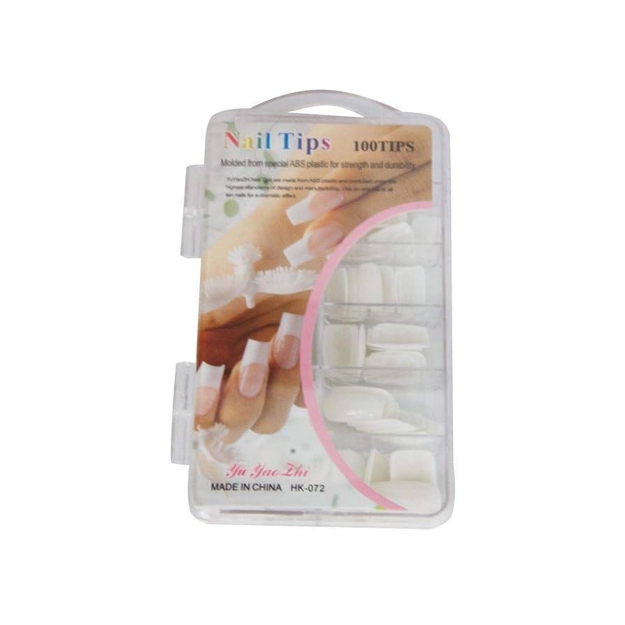 Premium White Fake Nails 100pcs – ABS Plastic Nails - Image 3