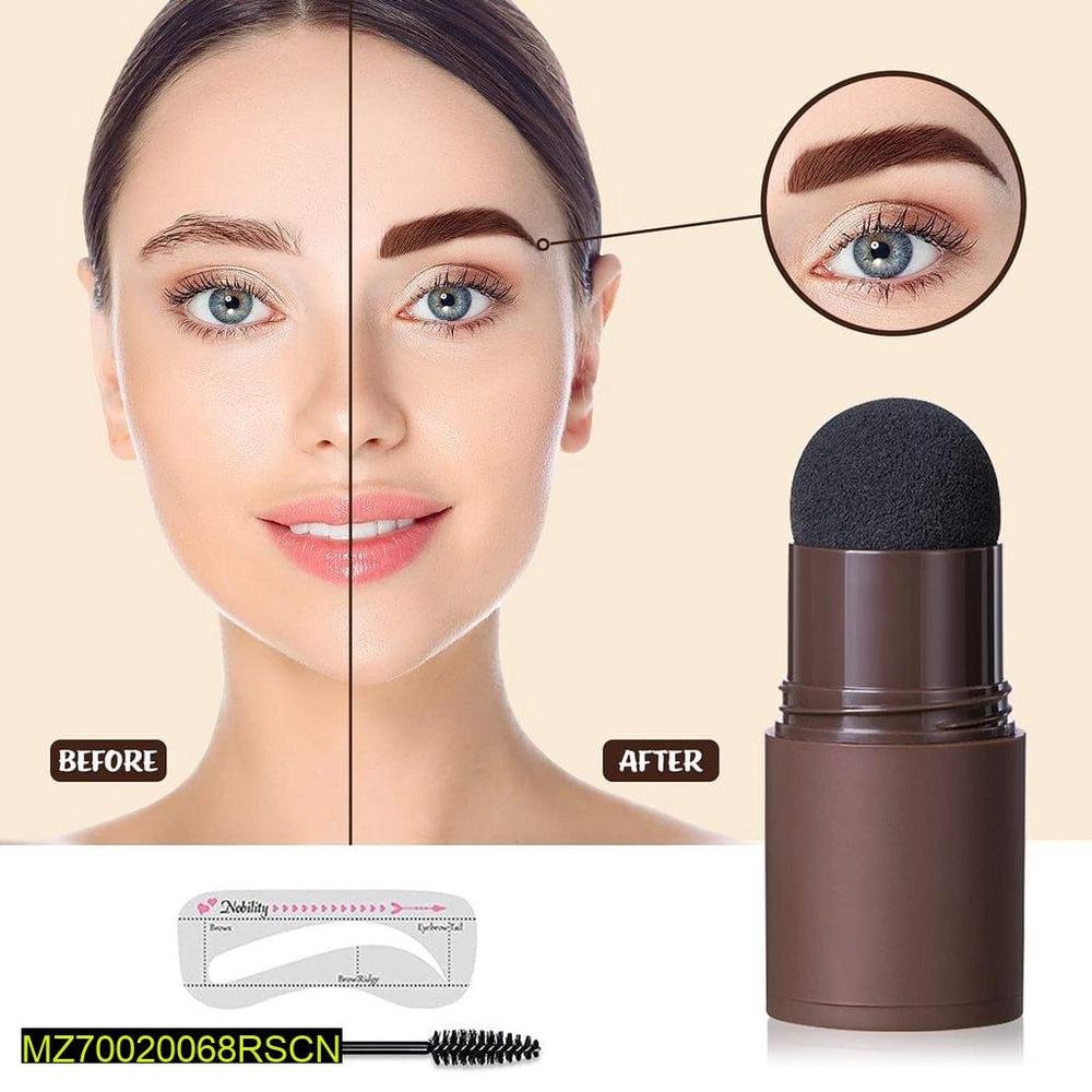 Eyebrow Stamp Set with Stencils, Brush & Stamp Stick – Easy Brow Shaping & Filling Kit - Image 2