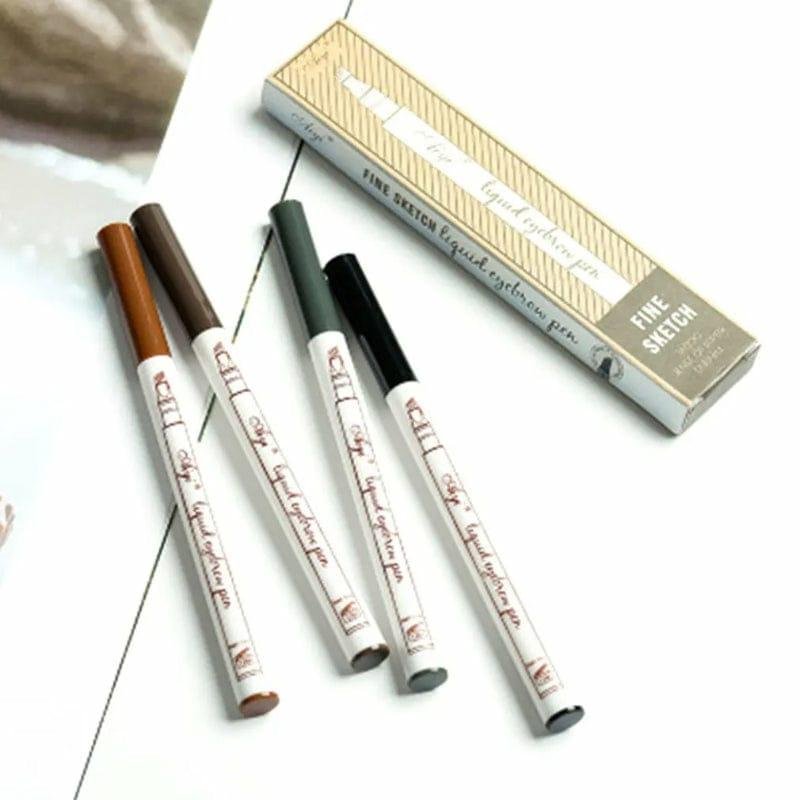 Waterproof Eyebrow Pen Black, Brown & Light Brown – Long-Lasting Precision Brow Makeup - Image 7