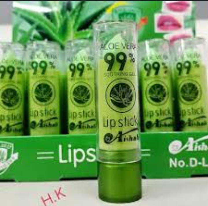 Aloe Vera Glossy Lip Balm 99% Pure – Hydrating, Soothing & Shiny Lip Care - Image 3