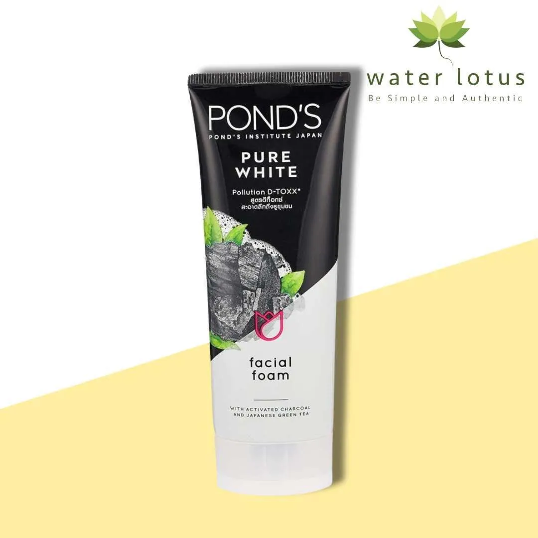 Pond's Pure White Charcoal Face Wash 100g - Image 2