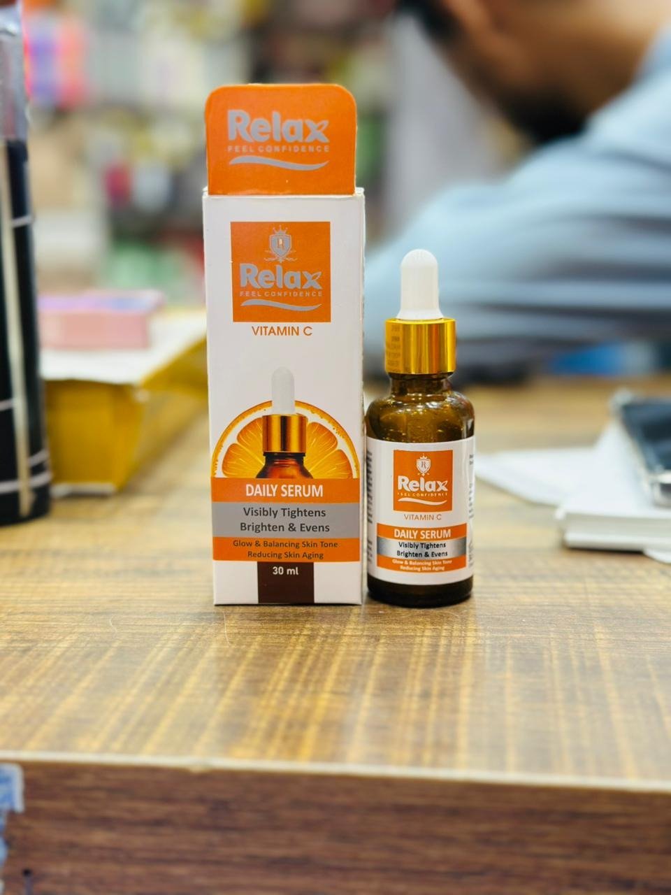Relax Vitamin C Daily Serum - 30ml | Brightening & Anti-Aging Facial Serum - Image 6