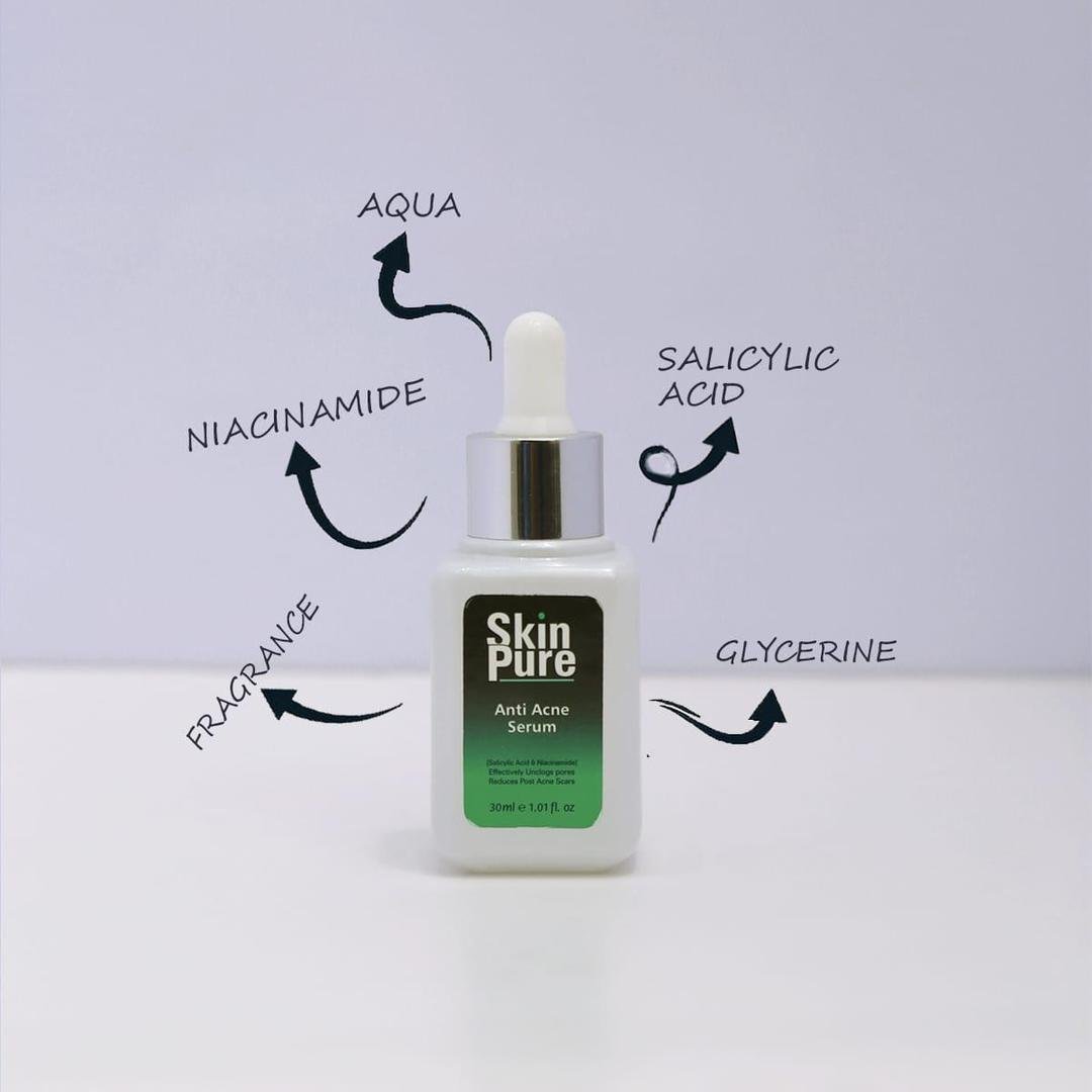 Anti-Acne Serum 30ml with Salicylic Acid – Blemish Control Face Serum for Oily Skin, Pores & Clear-Looking Skin - Image 3