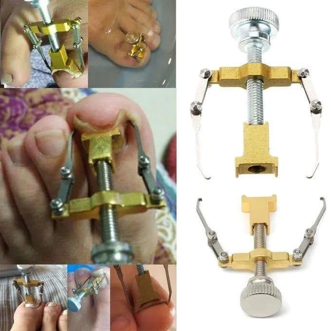 Steel Toenail Tool – Silver & Golden Travel Hygiene Kit