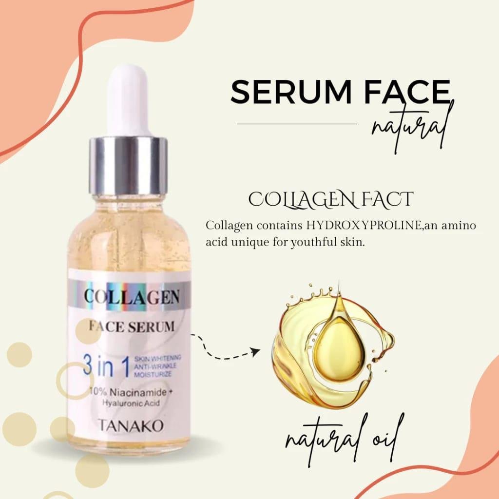 Tanako Collagen Serum 3-in-1 – Hydrating Face Serum for Youthful Glow, Smooth & Radiant-Looking Skin - Image 4