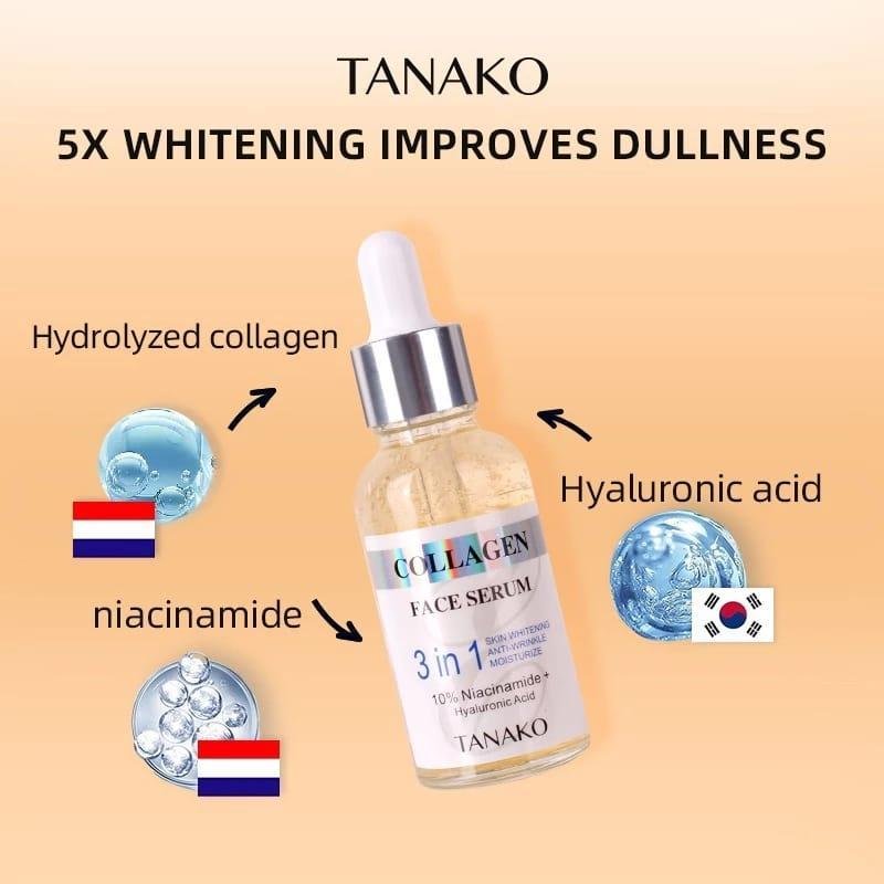Tanako Collagen Serum 3-in-1 – Hydrating Face Serum for Youthful Glow, Smooth & Radiant-Looking Skin - Image 5