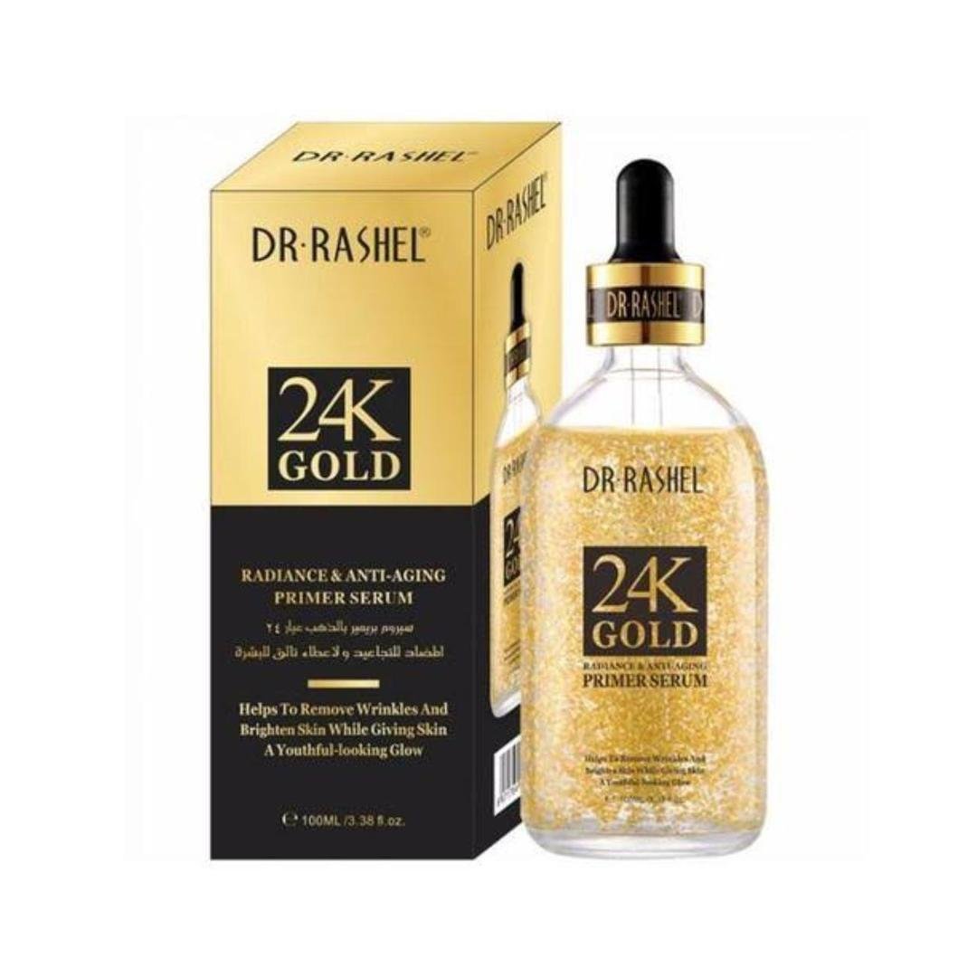 24K Gold Serum 50ml for Glowing Skin & Anti-Aging – Hydrating Face Serum for Radiant, Smooth & Youthful-Looking Skin: - Image 3