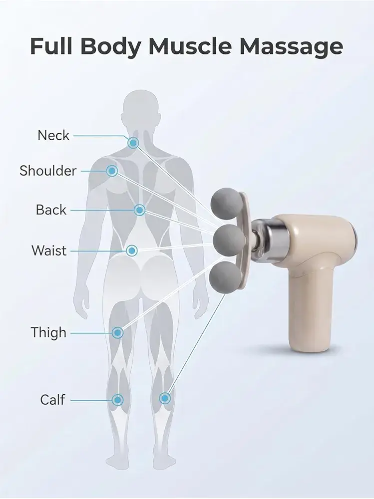 Portable Recharge Massage Gun for Muscle Relief - Image 6