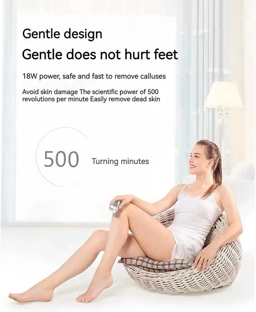 Electric Foot Exfoliating Scrubber for Smooth, Soft Feet - Image 3