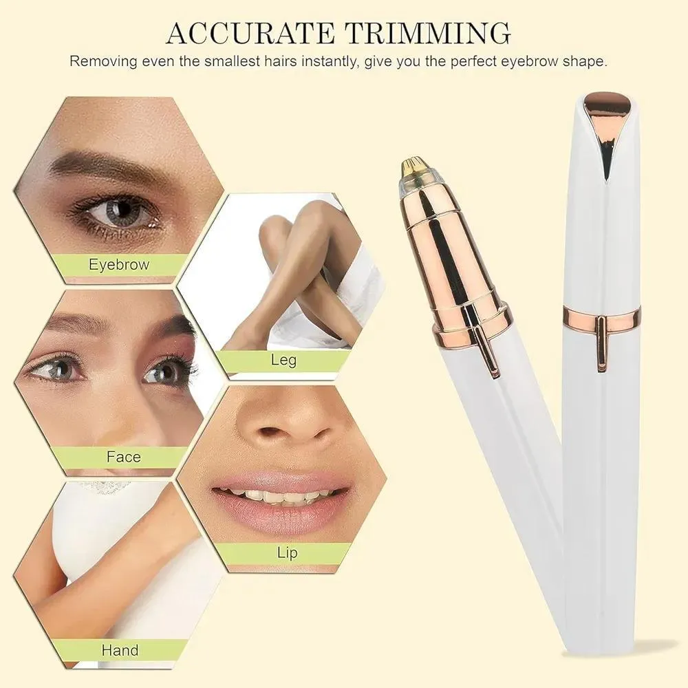 Rechargeable Eyebrow Trimmer with Box Packaging - Image 5
