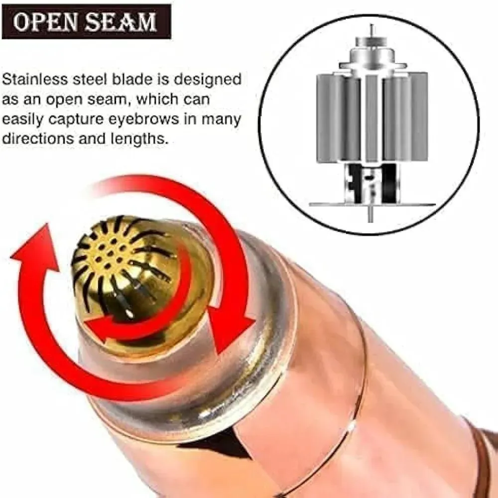Rechargeable Eyebrow Trimmer with Box Packaging - Image 6