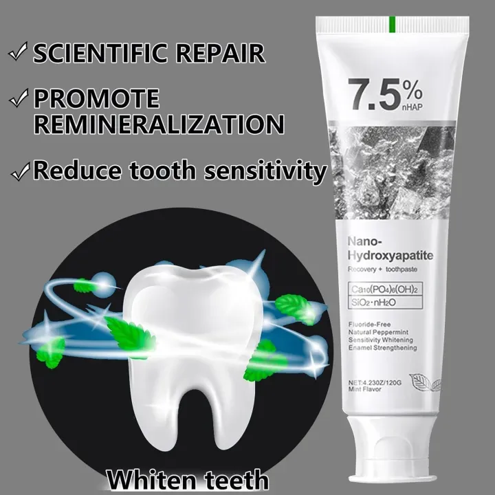 7.5% Nano Hydroxyapatite Teeth Whitening Toothpaste 120g - Image 3