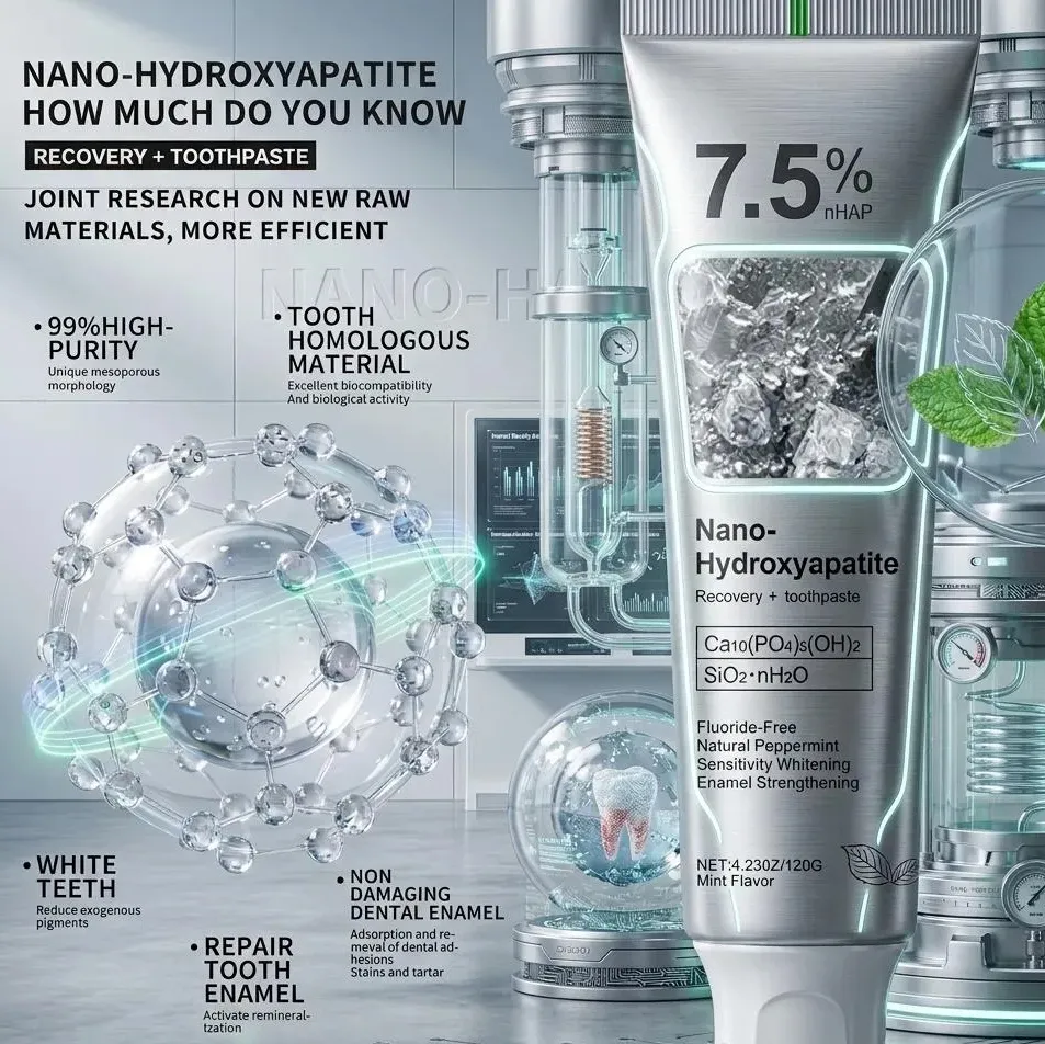 7.5% Nano Hydroxyapatite Teeth Whitening Toothpaste 120g - Image 6