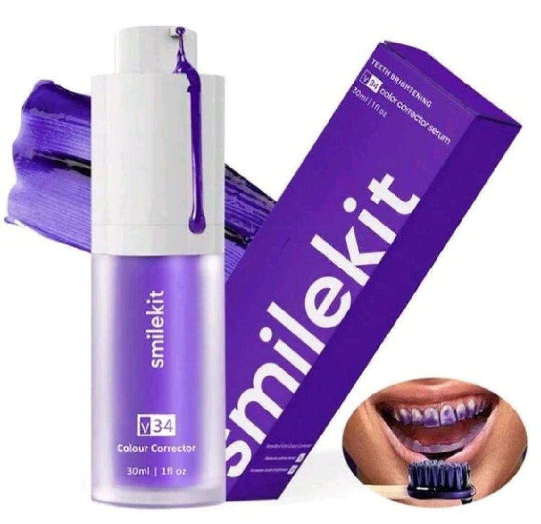 Pack of 2 – V34 Purple Colour Corrector Serum 30ml - Image 4