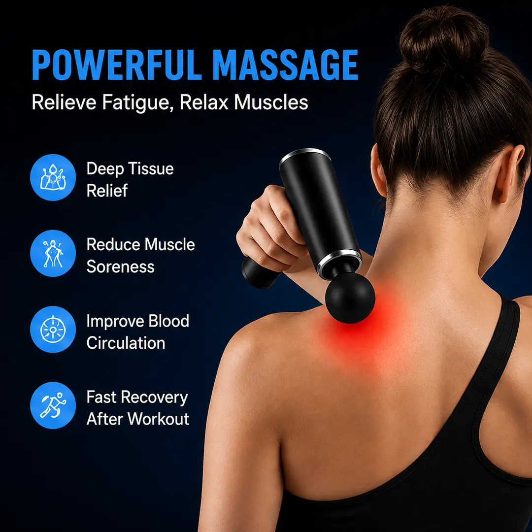 Blueidea Mini Facial Gun BLD-668 – Rechargeable Massage Gun - Image 3