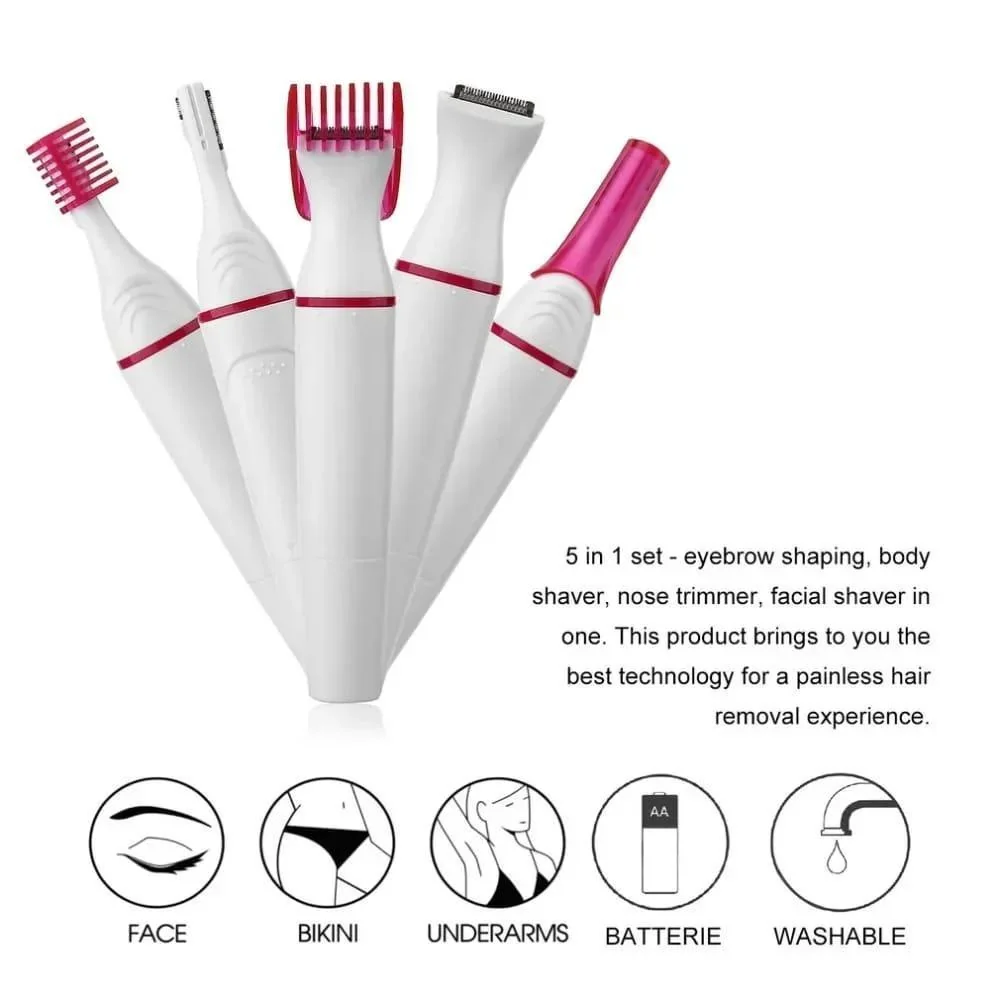 Women’s Hair Trimmer – Easy-Clean ABS Plastic Body - Image 4