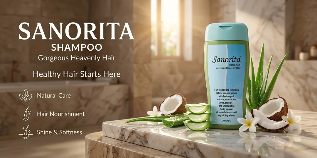 Sanorita Shampoo 200ml – Natural Hair Care for Gorgeous Hair - Image 2