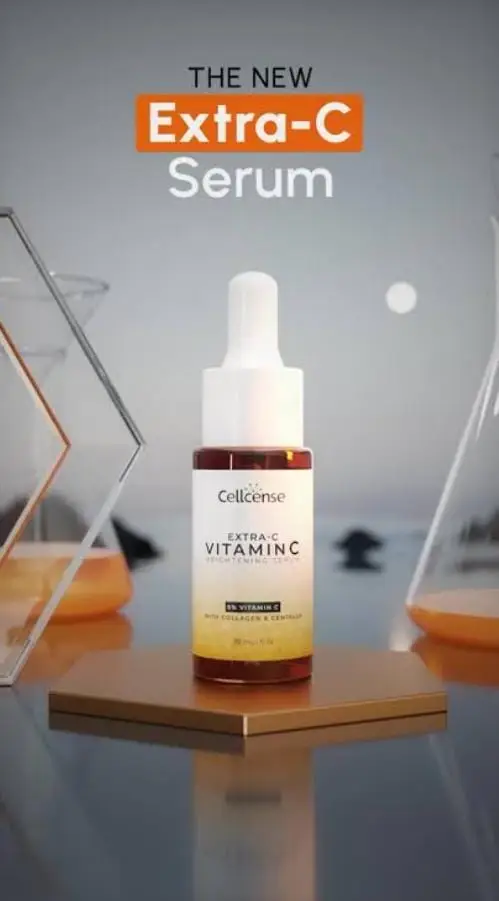 Cellcense Extra-C Vitamin C Serum for Bright & Glowing Skin - Image 3