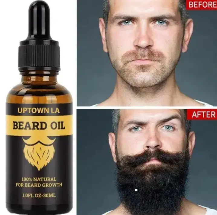 Up Town La Hair Growth Beard Oil – Nourishing Beard Care Oil for Fuller-Looking, Softer & Healthier-Looking Beard: - Image 3