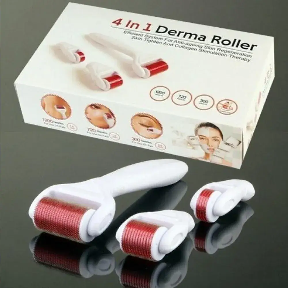 4-in-1 Derma Roller for Facial Skin & Hair Care - Image 3