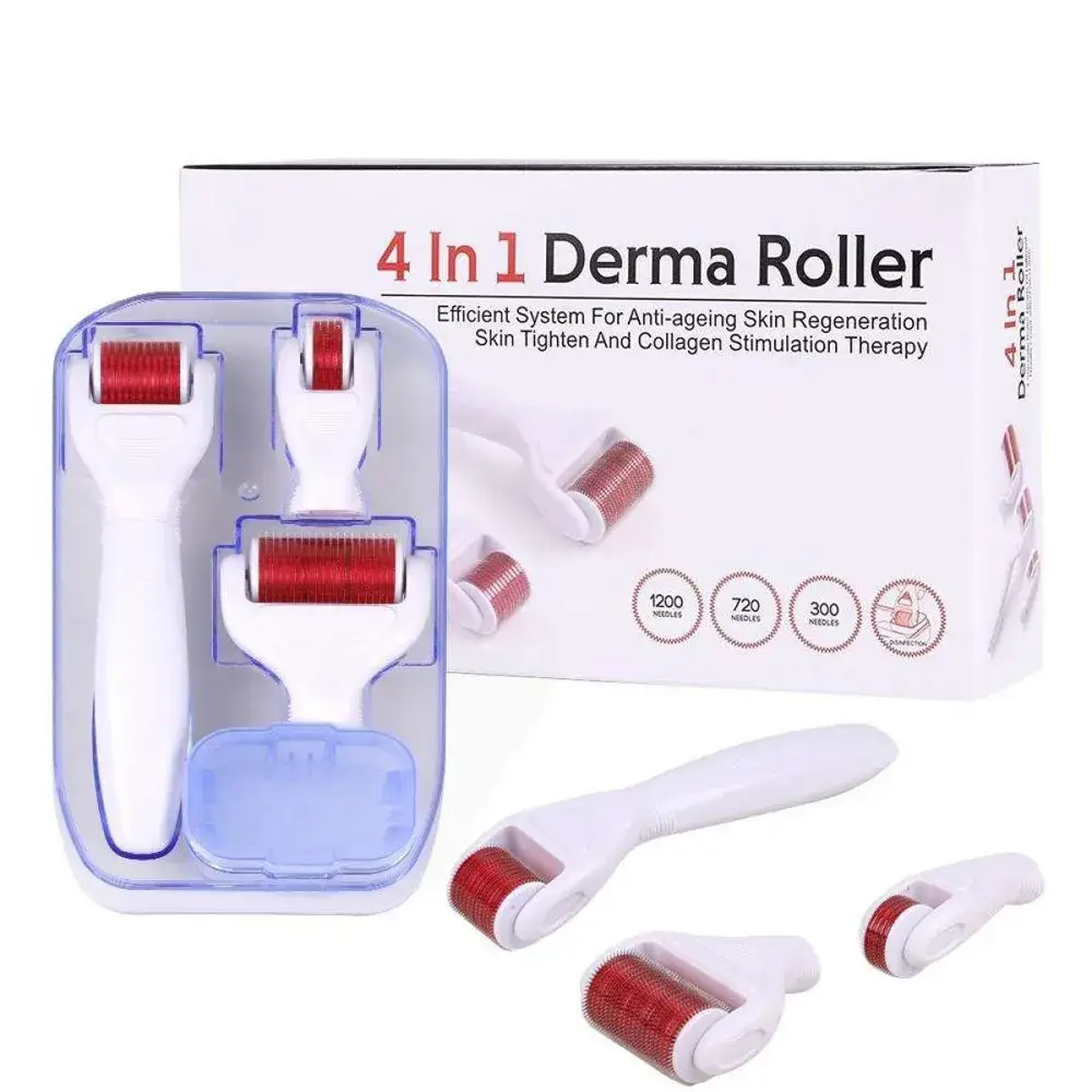 4-in-1 Derma Roller for Facial Skin & Hair Care - Image 4