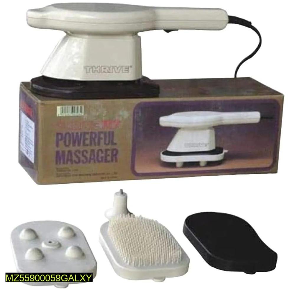 Stylish White Massager for Home & Office – Portable Electric Body Massager - Image 2