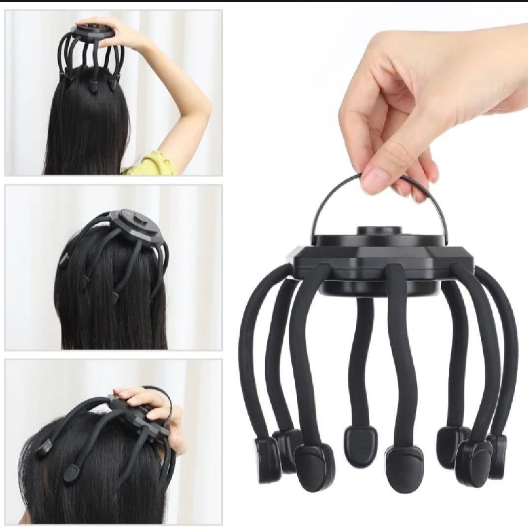 Portable Scalp Massager – Wireless Rechargeable Hair Care Tool - Image 3