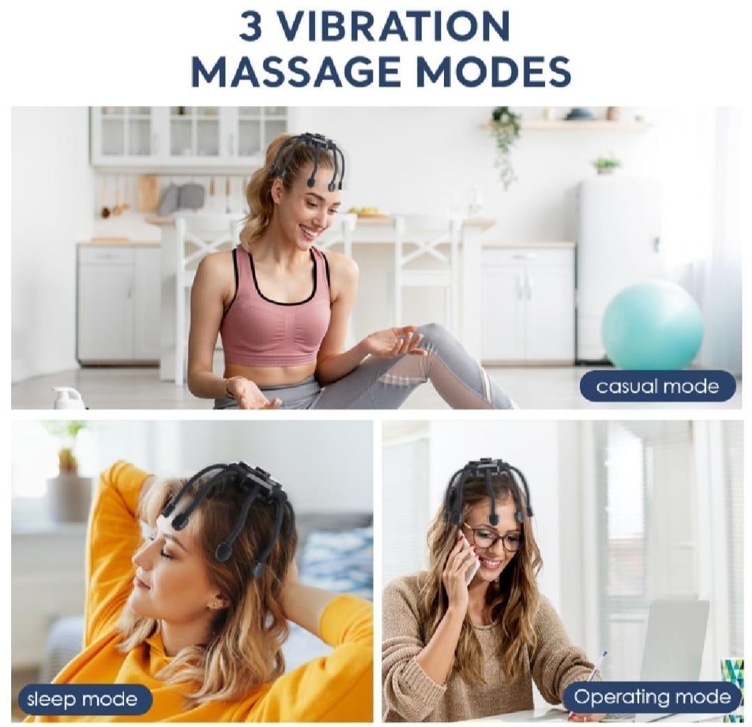 Portable Scalp Massager – Wireless Rechargeable Hair Care Tool - Image 4