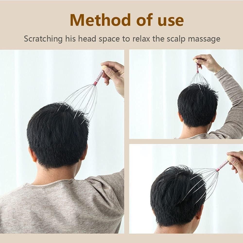 Scalp Massager with Anti-Hair Fall Bristles – Hair & Scalp Care - Image 4