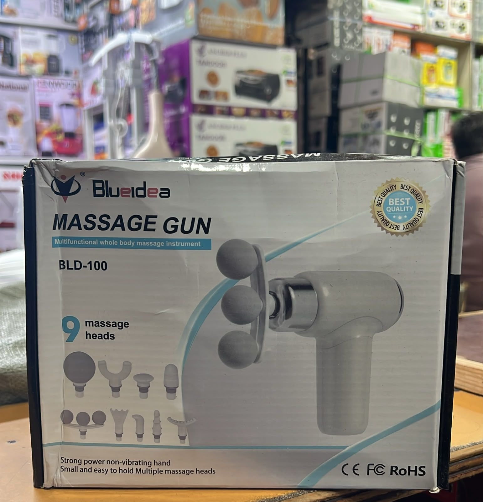 Blueidea BLD-100 Massage Gun - Multifunctional Body Massager with 9 Massage Heads - Image 2