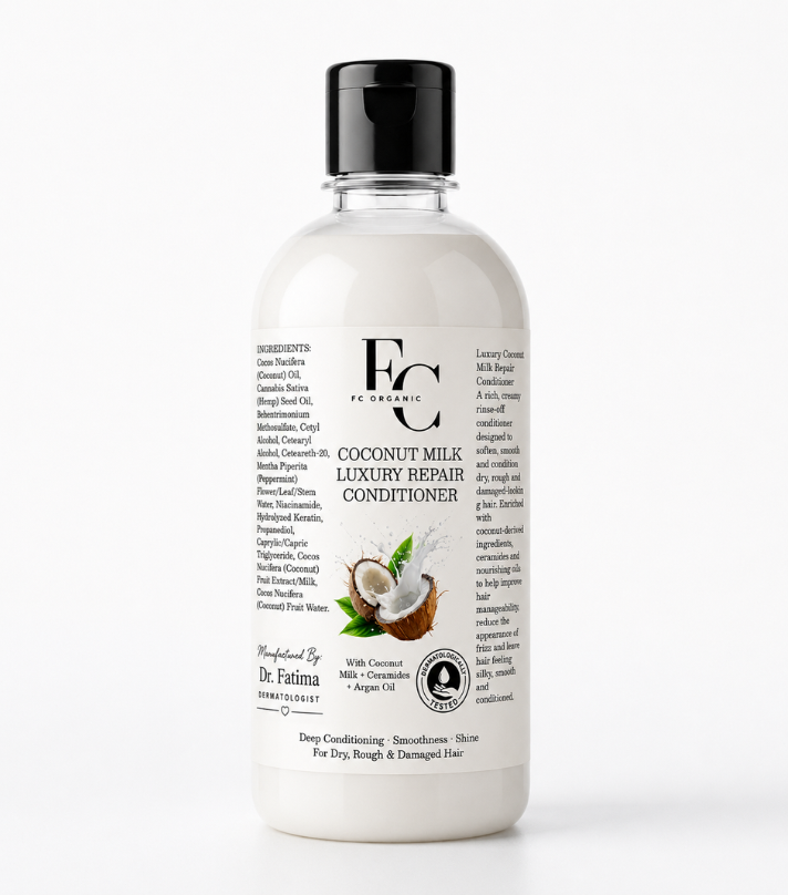 FC Organic Coconut Milk Luxury Repair Conditioner - 120ml - Image 2