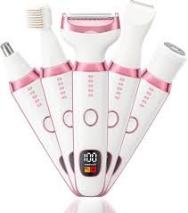 Rechargeable Women's Hair Trimmer with 5 Attachments β Multi-Function Electric Hair Removal & Grooming Kit - Image 4