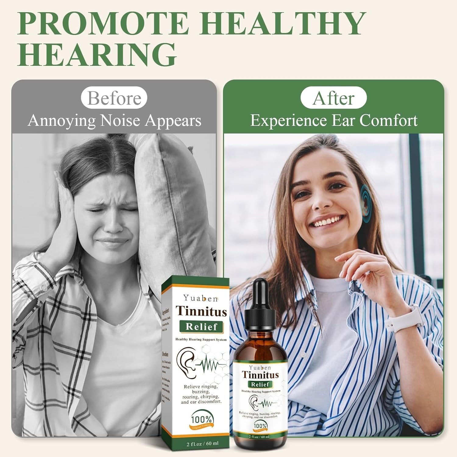 Tinnitus Relief Ear Drops 60ml - Ear Care Drops - Image 3