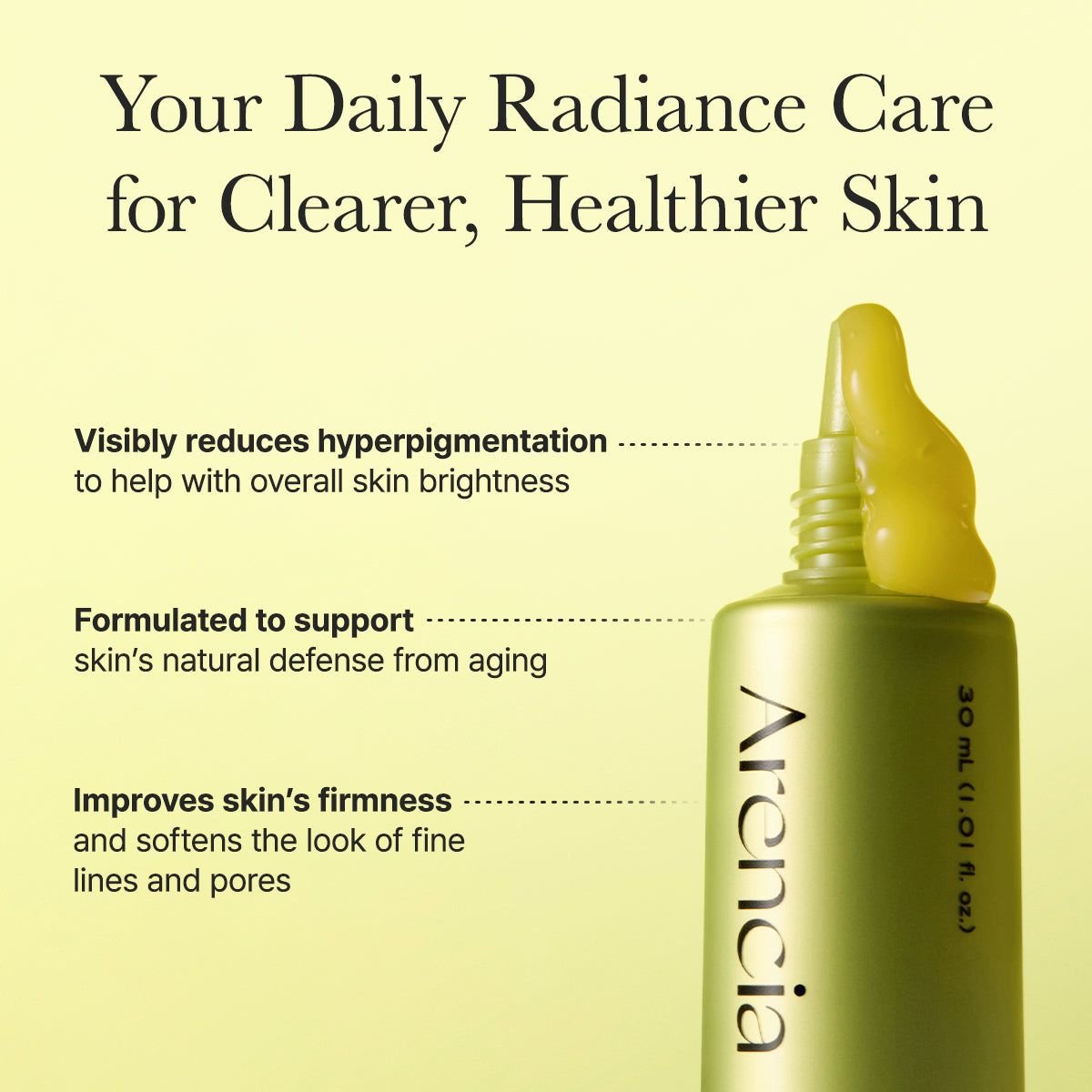 Arencia Vitamin C Booster Shot Face & Eye Cream Moisturizer 30ml - Image 3
