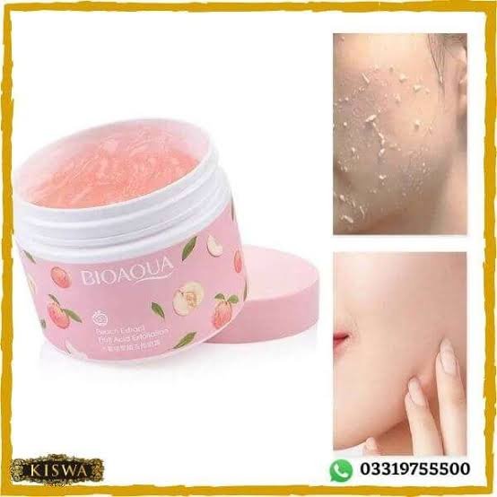 Peach Extract Fruit Acid Exfoliating Gel for All Skin Types – Deep Cleansing & Skin Renewing Gel - Image 3