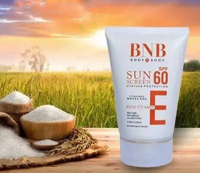BNB Sunscreen SPF 60 UVA/UVB Protective Cream – Broad Spectrum Sun Protection for All Skin Types - Image 3