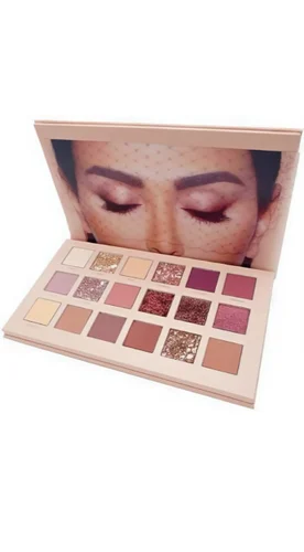 Nude Eyeshadow Kit with Face Mask 80g Multicolor – Makeup & Skincare Set - Image 2